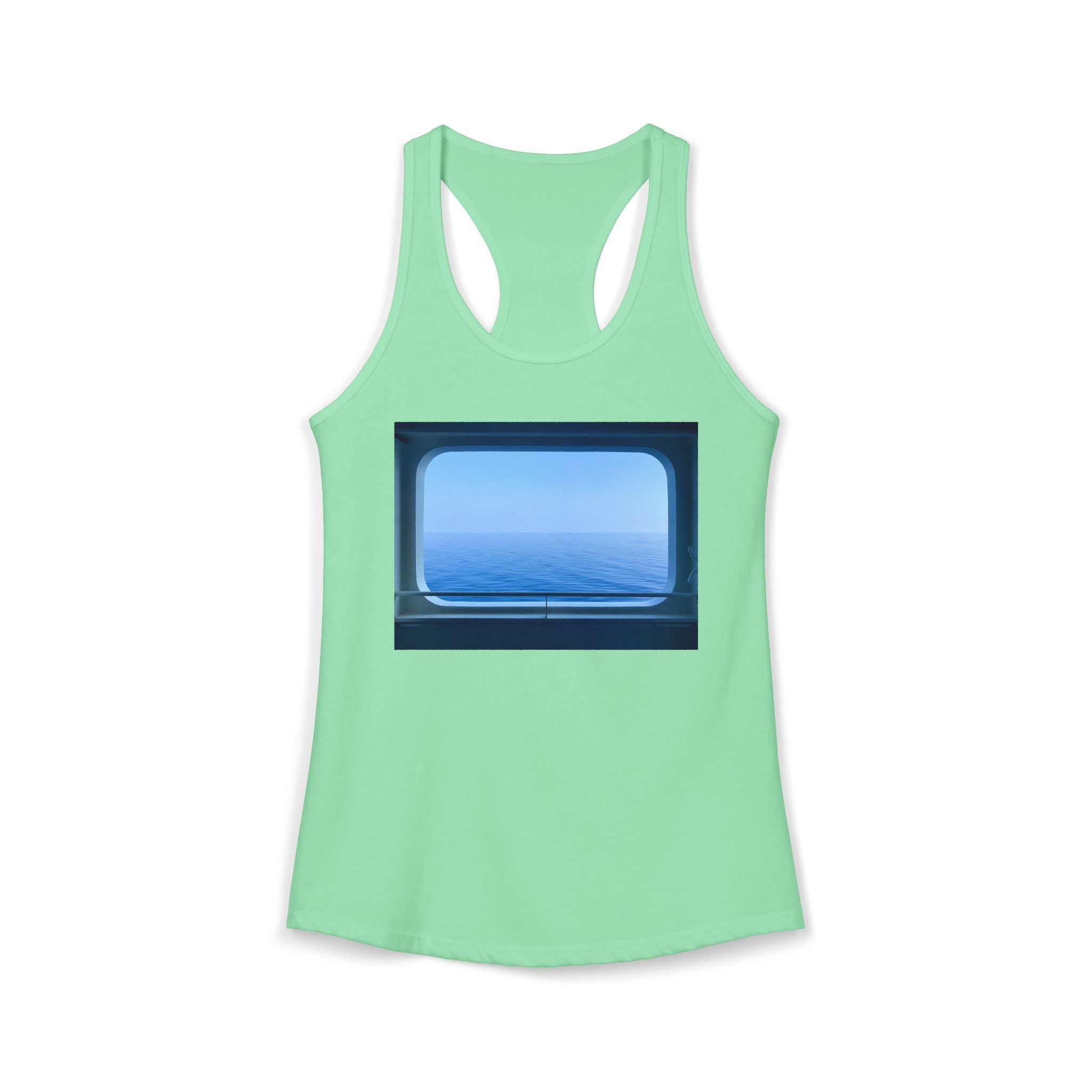 Women's Ideal Racerback Tank - Summer Ocean View