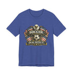 Soccer Deal With It T-Shirt — Patriotic Eagle Soccer Tee for Players & Fans