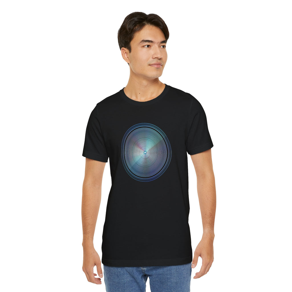 Hypnotic Holo Spiral T‑Shirt