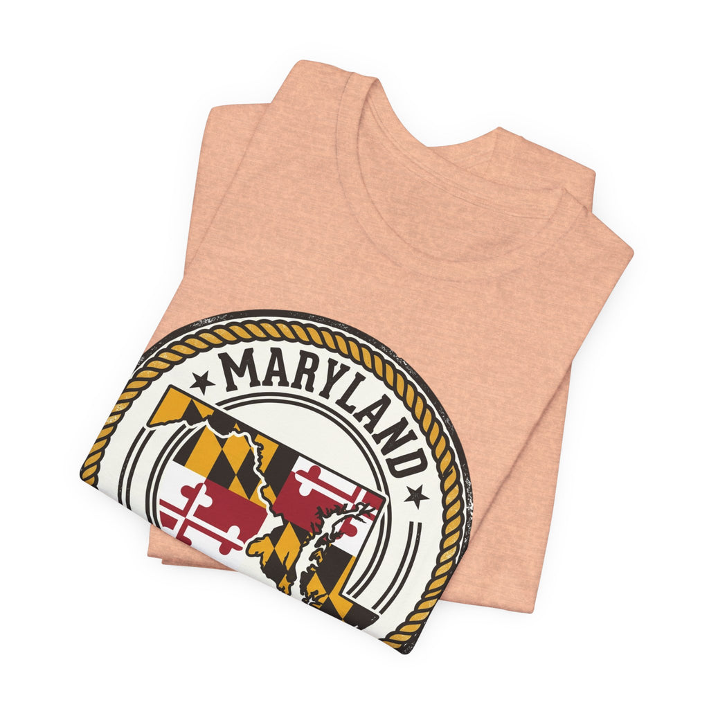 Maryland State Seal T-Shirt – The Free State Flag Emblem Tee