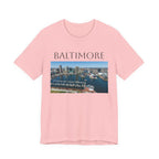Baltimore Skyline Photo Tee — Inner Harbor Cityscape T-Shirt