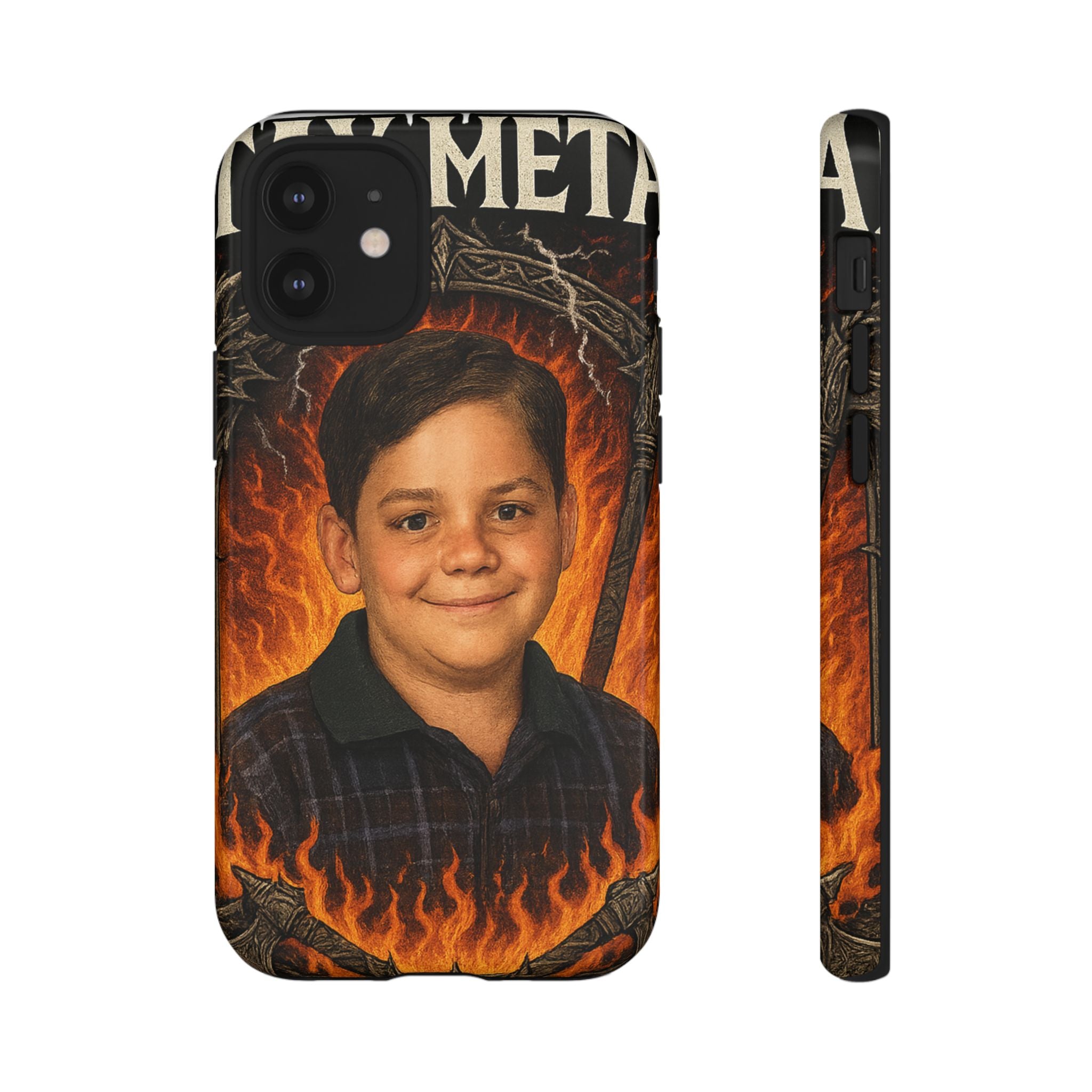 Metalhead Phone Case, Tough Cases for Music Lovers, Personalize with Unique Art, Gift for Metal Fans, Rock Lover's Accessory
