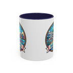 Miami Vintage Travel Accent Coffee Mug – 'Miami' Scenic Beach & Skyline Design (11/15oz)