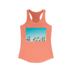 Women's Ideal Racerback Tank - Summer Palms