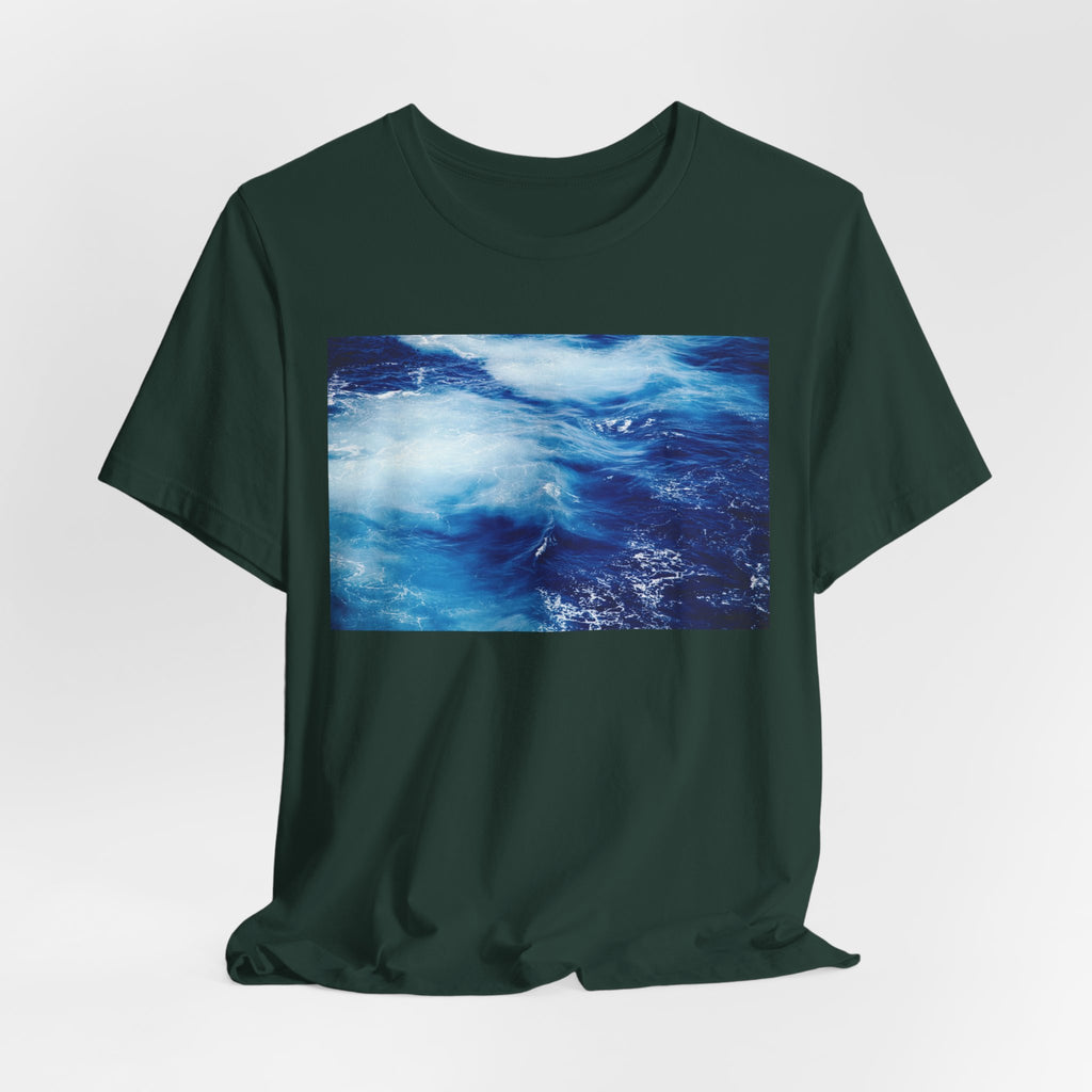 Ocean Waves  Tee — Blue Water Photography T-Shirt
