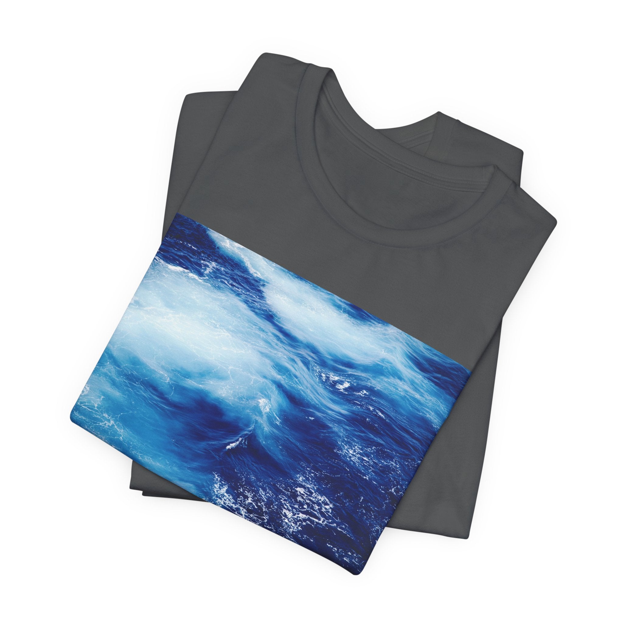 Ocean Waves  Tee — Blue Water Photography T-Shirt