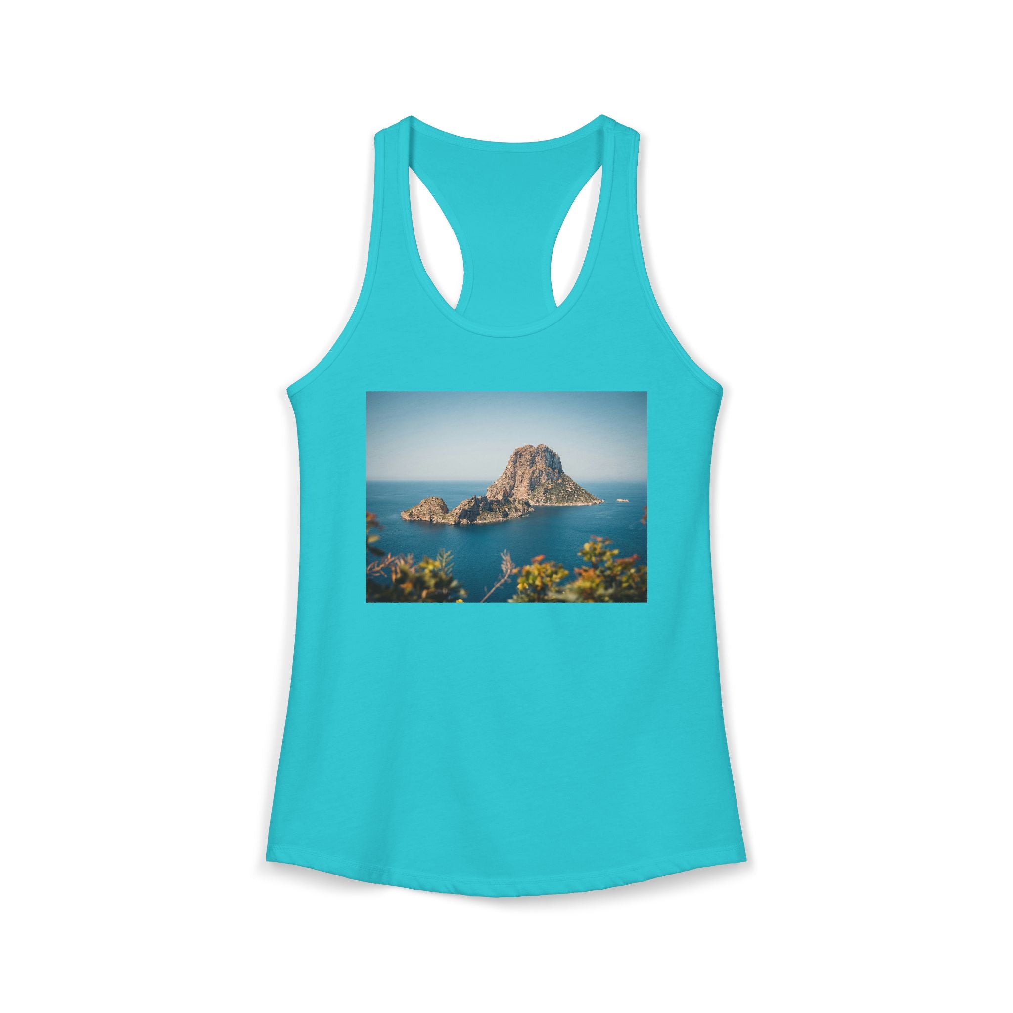 Women's Racerback Tank - Es Vedrà, Spain View