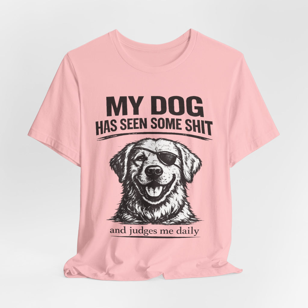 Golden retriever Dog T-Shirt — "My Dog Has Seen Some Shit" Funny Dog Lover Tee