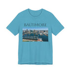 Baltimore Skyline Photo Tee — Inner Harbor Cityscape T-Shirt