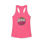 Women's Ideal Racerback Tank - "Hetero Jamás"