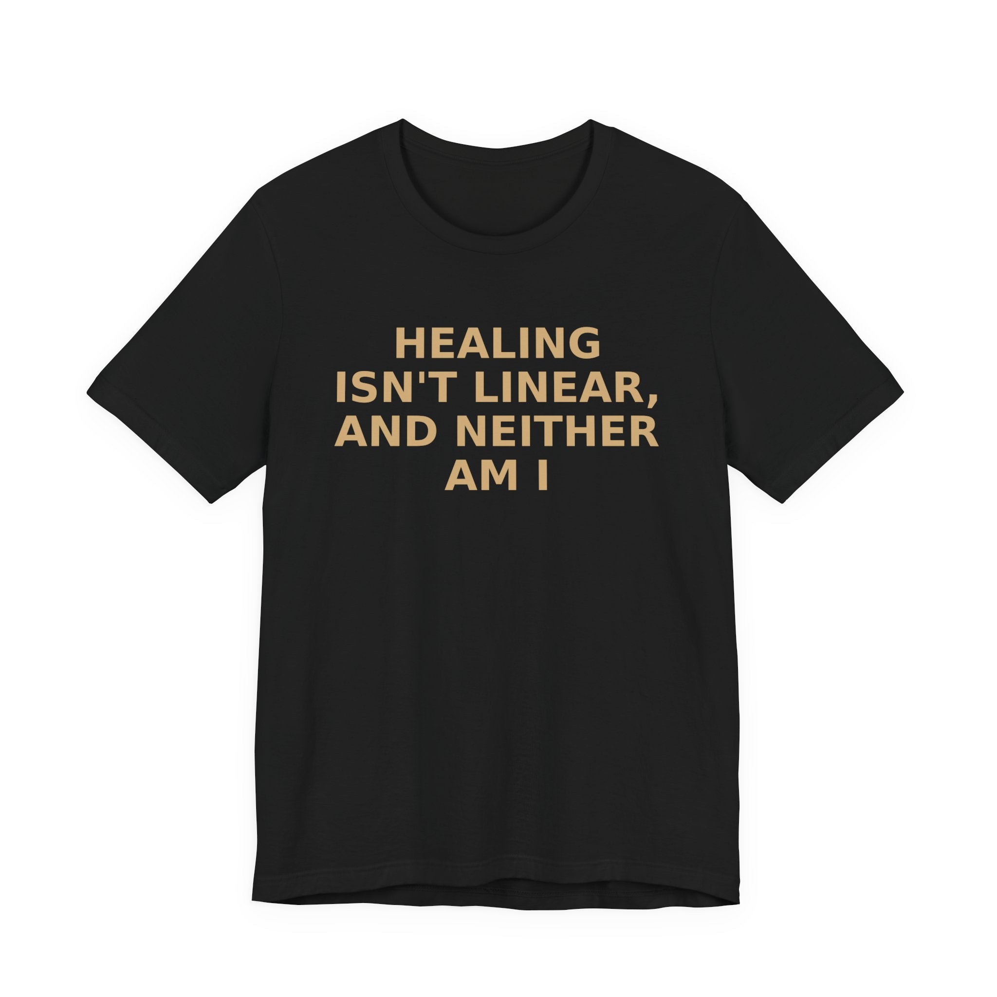 Healing Isn't Linear Tee — Mental Health Support Graphic T‑Shirt