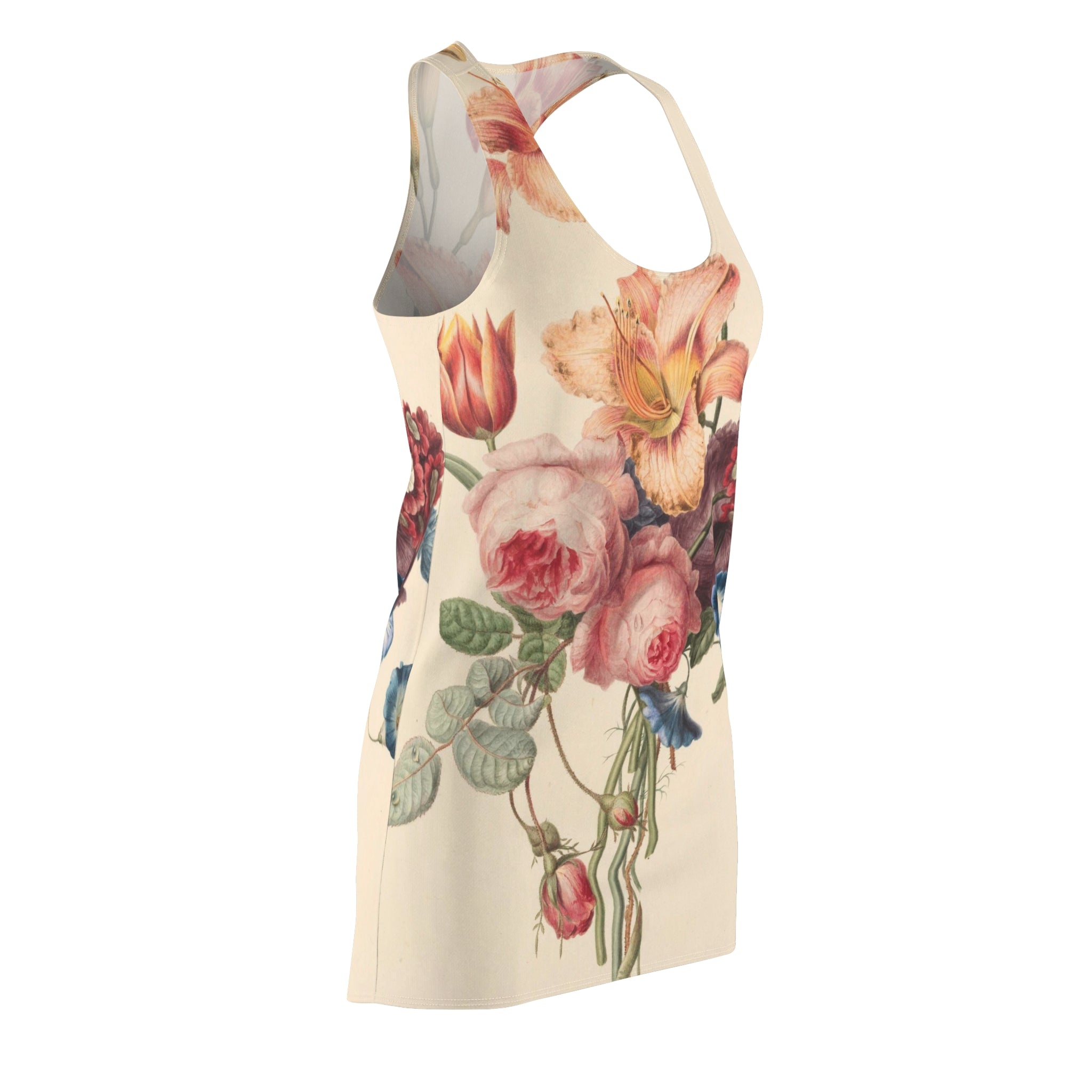 Floral Vintage Bouquet Racerback Dress
