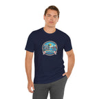 Miami Beach Vintage Logo Tee — Miami Skyline Sunset T‑Shirt