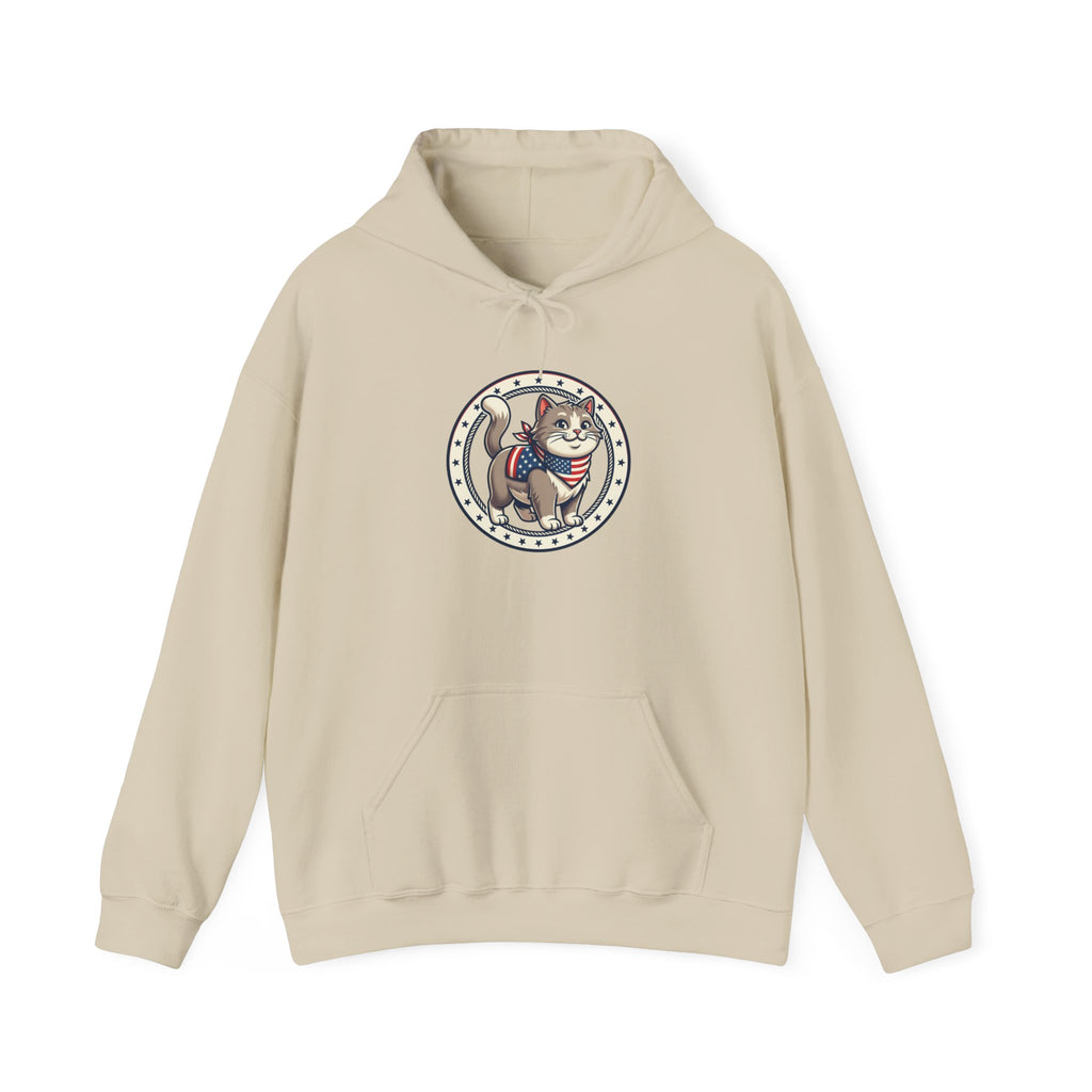Patriotic Cat Hoodie