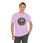 USA Eagle Vintage Patriotic T-Shirt — American Flag Graphic Tee