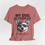 Corgi Dog Lover T‑Shirt — "My Dog Has Seen Some Shit and Judges Me Daily" Graphic Tee