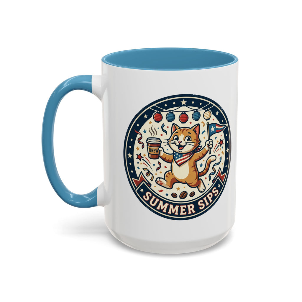 Space Camper Patch Coffee Mug — Retro Astronaut Camper 11/15oz Accent Mug