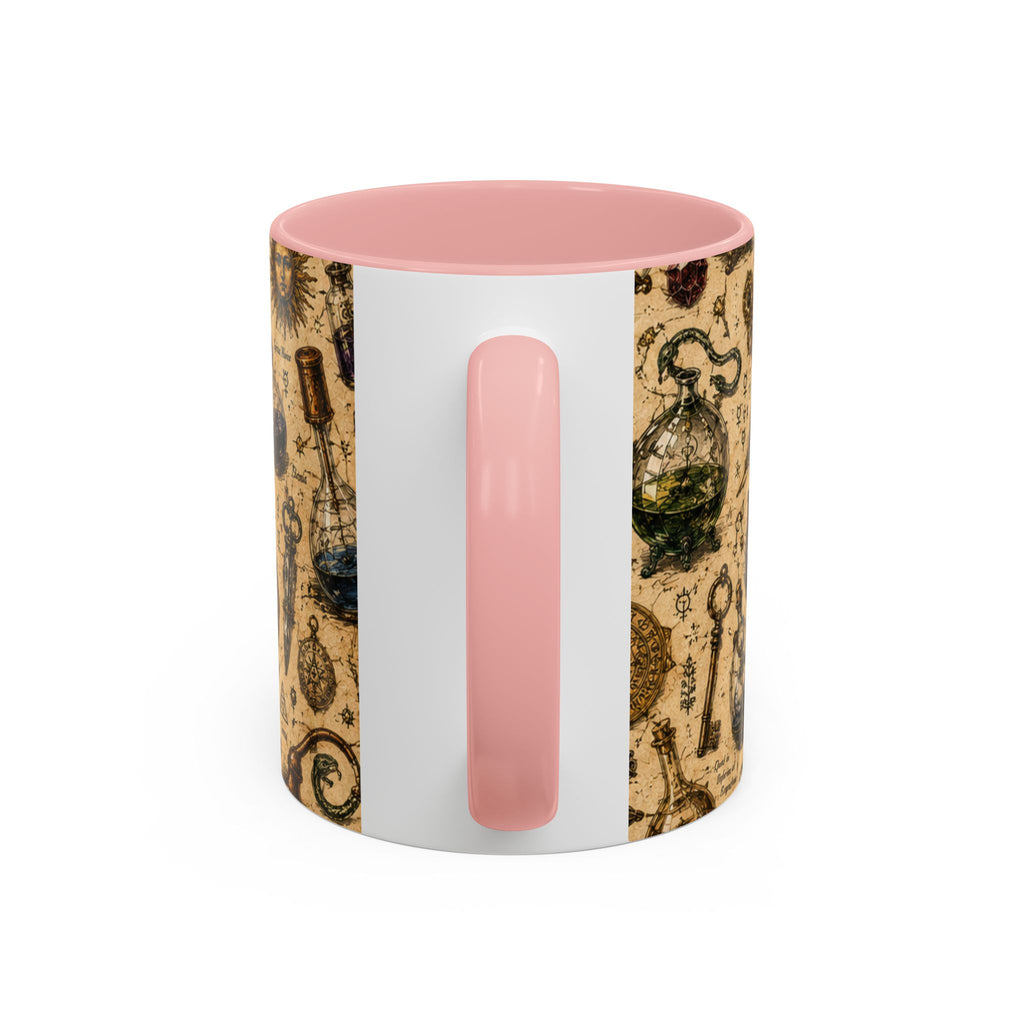 The Alchemist's Cabinet Coffee Mug — Vintage Apothecary Accent Mug (11/15 oz)
