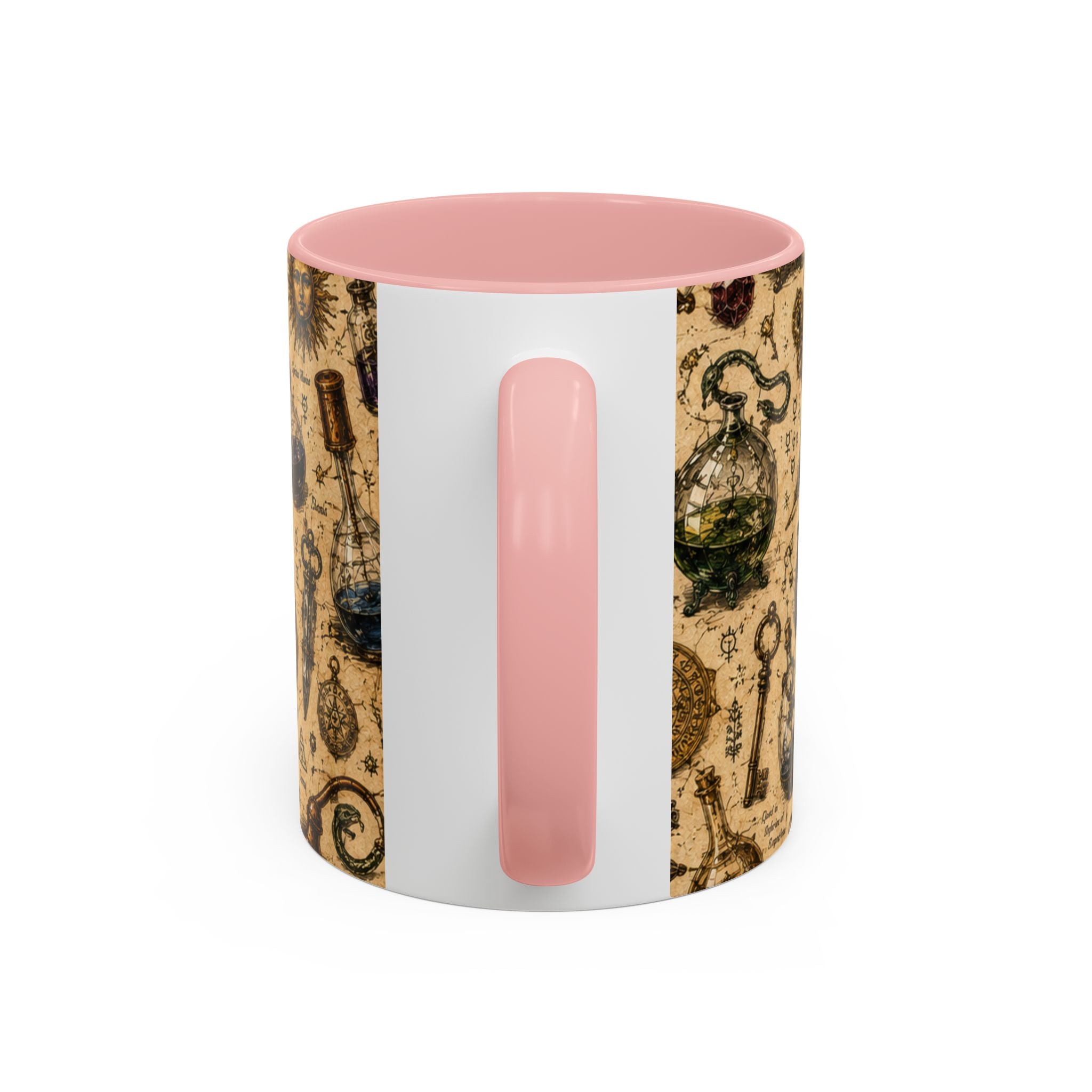 The Alchemist's Cabinet Coffee Mug — Vintage Apothecary Accent Mug (11/15 oz)