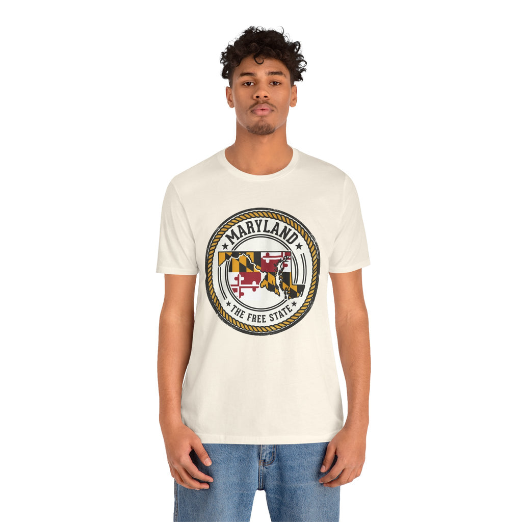 Maryland State Seal T-Shirt – The Free State Flag Emblem Tee