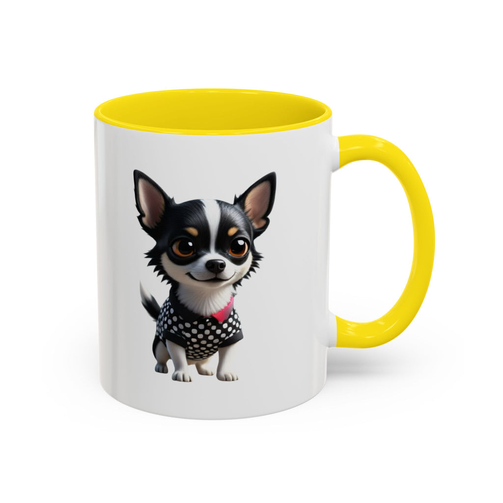Chihuahua Dog Accent Coffee Mug – Cute Tiny Pup 11/15oz
