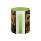 Vintage Natural History Coffee Mug — Botanical & Fossil Illustration Accent Mug