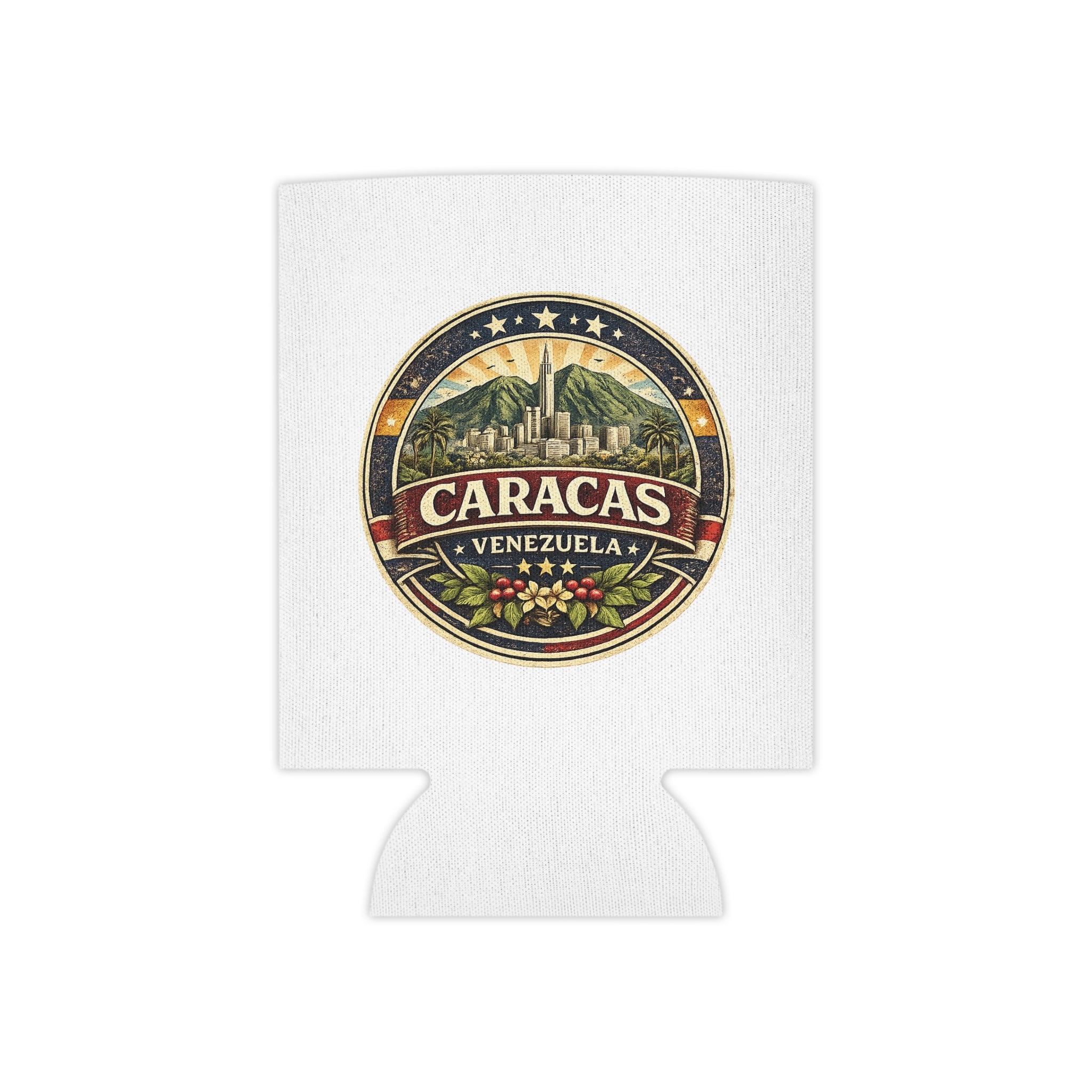 Caracas Venezuela Vintage Seal Can Cooler
