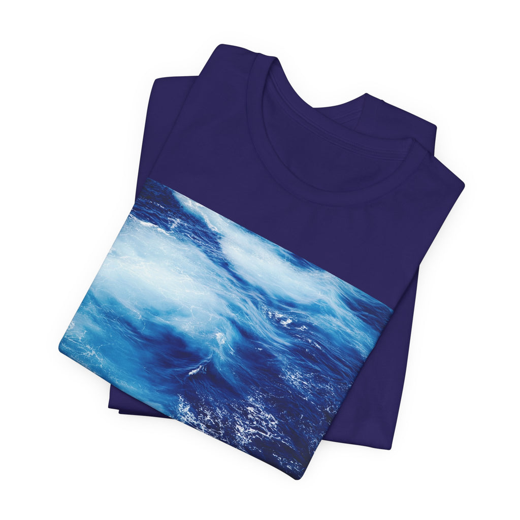 Ocean Waves  Tee — Blue Water Photography T-Shirt