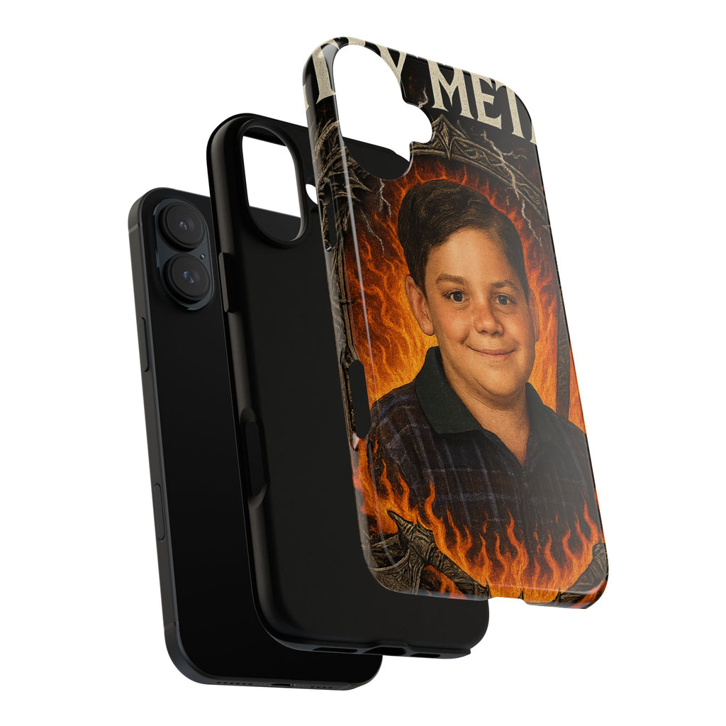 Metalhead Phone Case, Tough Cases for Music Lovers, Personalize with Unique Art, Gift for Metal Fans, Rock Lover's Accessory