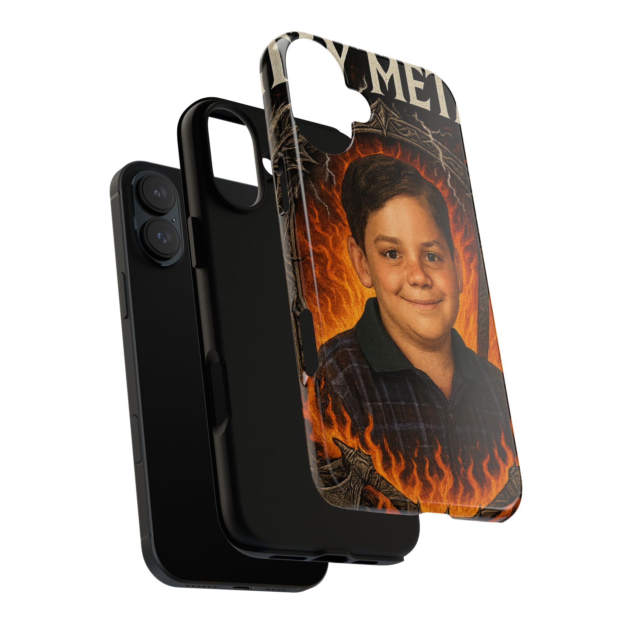 Metalhead Phone Case, Tough Cases for Music Lovers, Personalize with Unique Art, Gift for Metal Fans, Rock Lover's Accessory