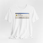 Error 404 'Serotonin not found' T‑Shirt — Retro Computer Alert Graphic Tee