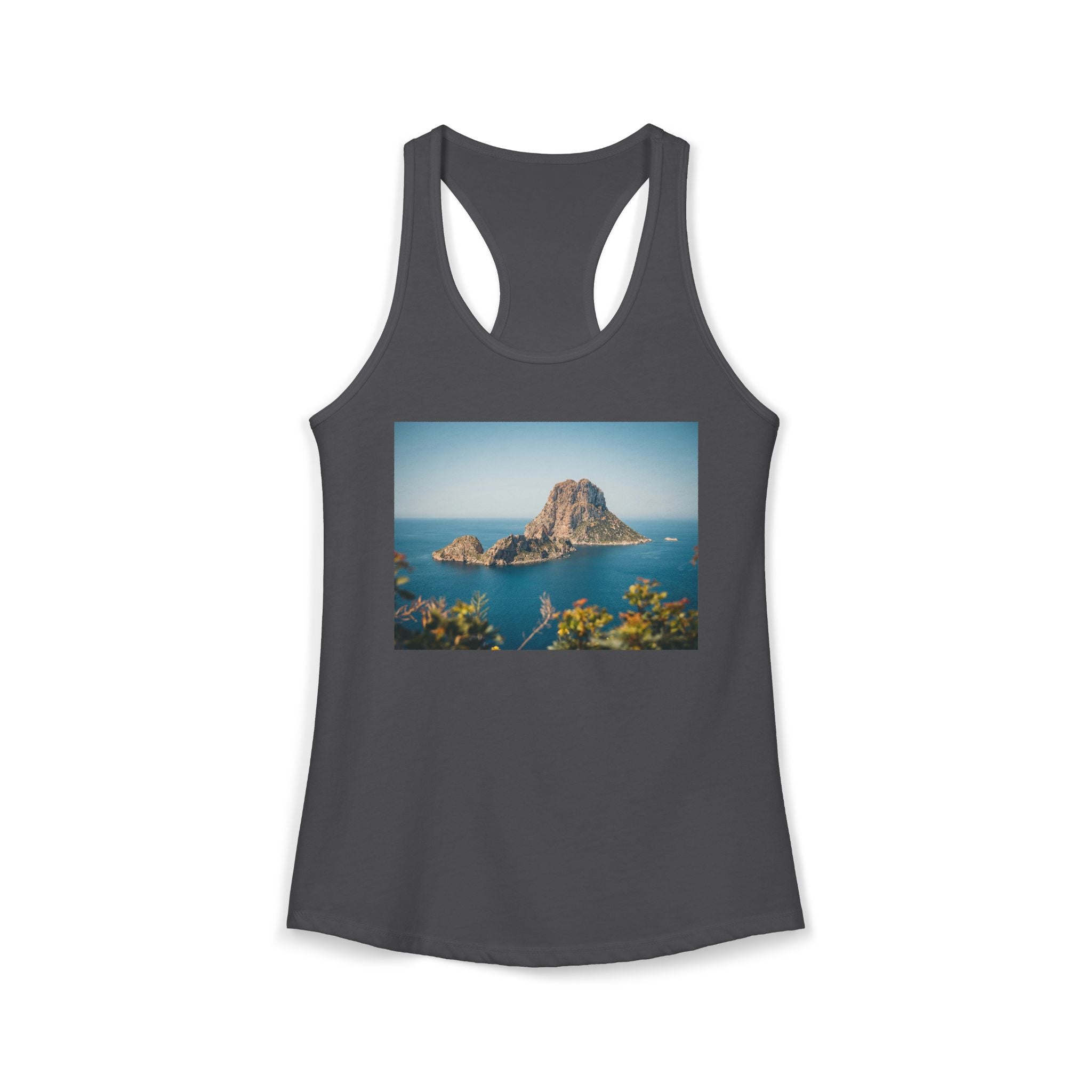 Women's Racerback Tank - Es Vedrà, Spain View