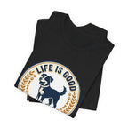 Life Is Good With Dogs T-Shirt — Vintage Dog Lover Tee