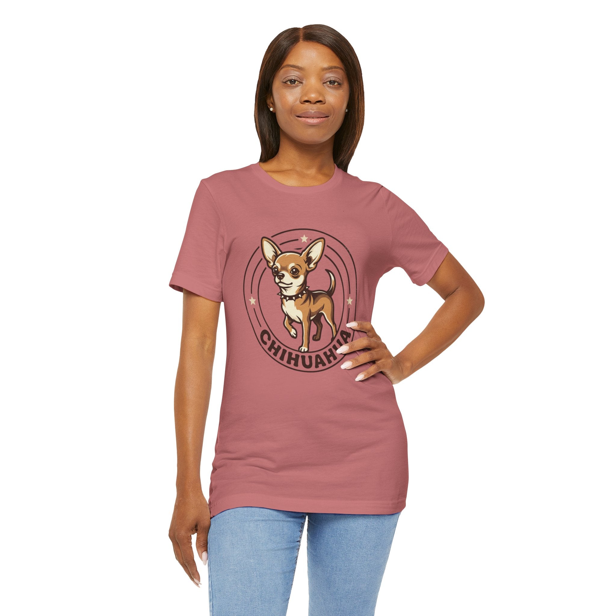 Chihuahua Graphic Tee — Cute Cartoon Dog T‑Shirt for Chihuahua Lovers
