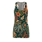Octopus Garden Racerback Dress — Vintage Nautical Floral Print