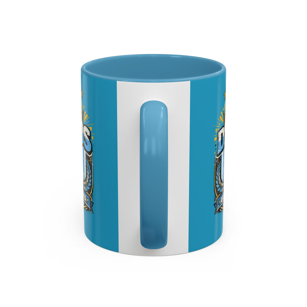 Coffee Mug — Bright Blue Accent Ceramic Mug (11/15oz)