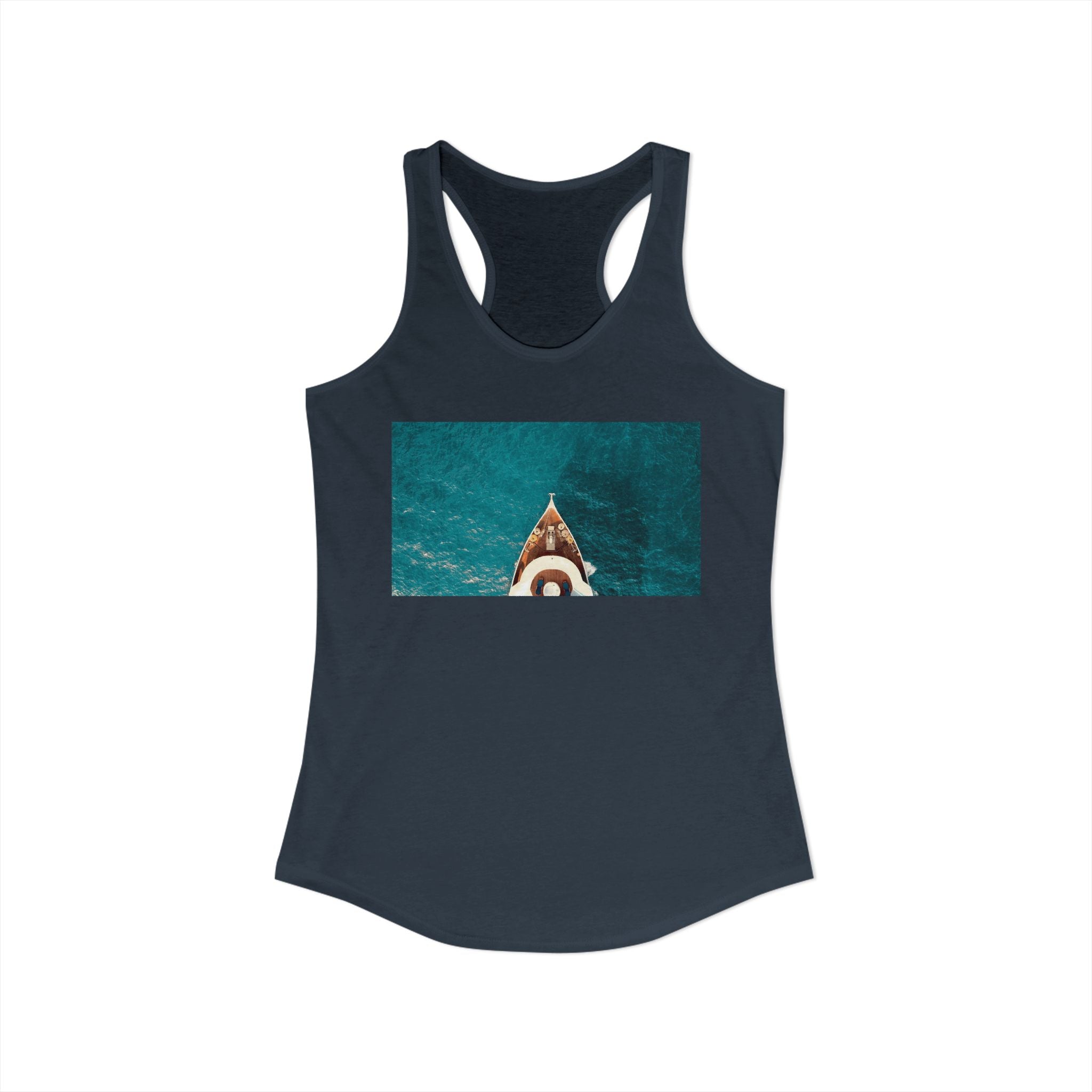 Women's Ideal Racerback Tank - Summer Boat