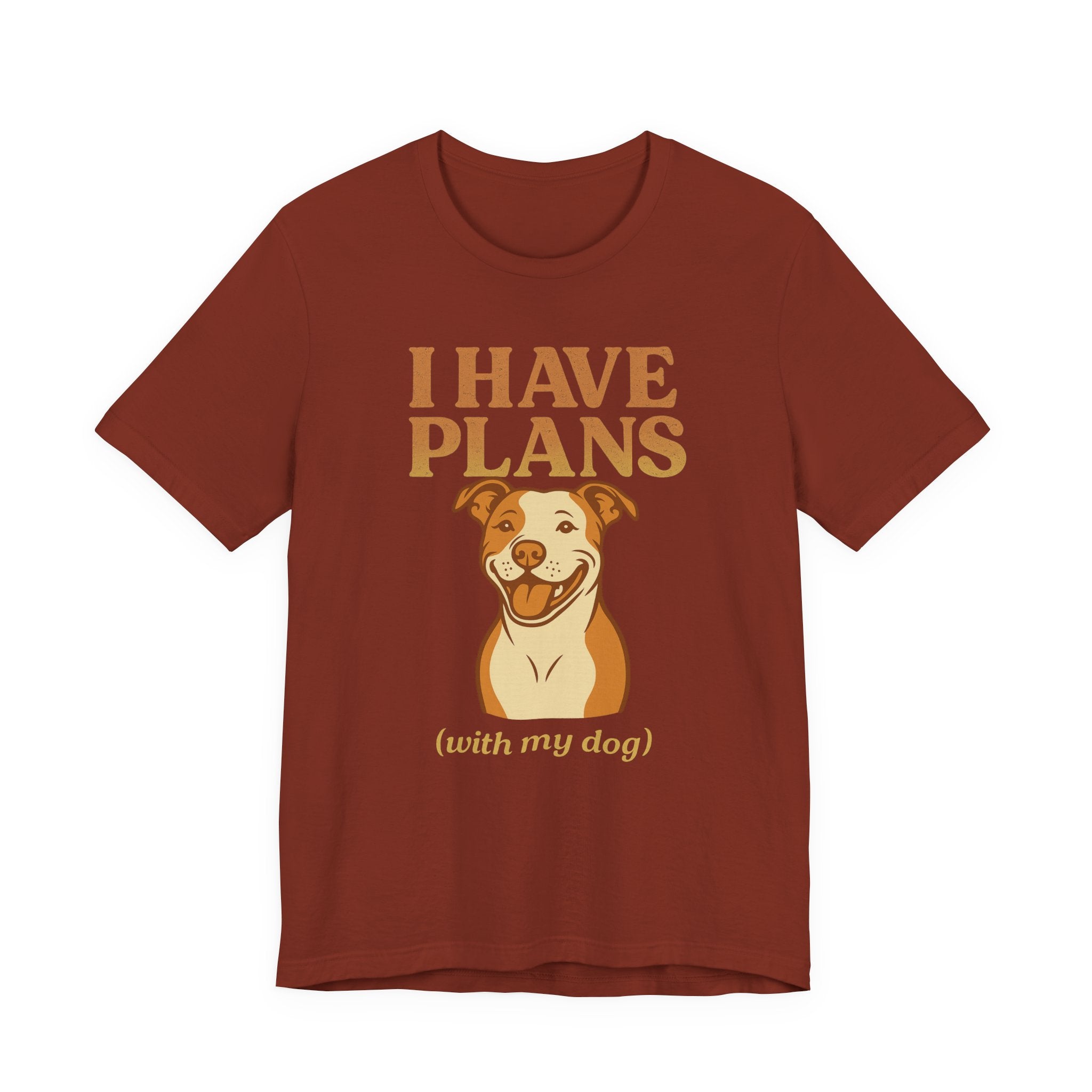 "I Have Plans (With My Dog)" – Pitbull Lover Tee