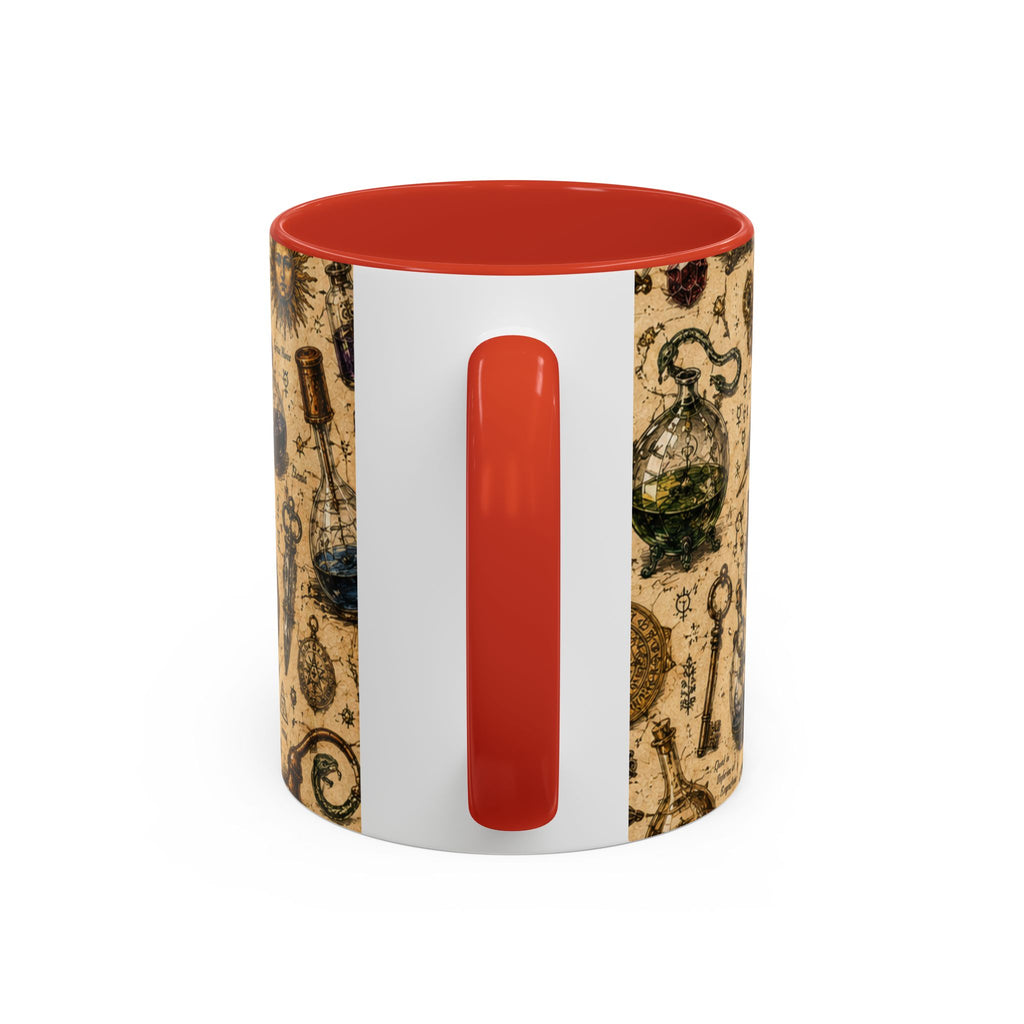 The Alchemist's Cabinet Coffee Mug — Vintage Apothecary Accent Mug (11/15 oz)