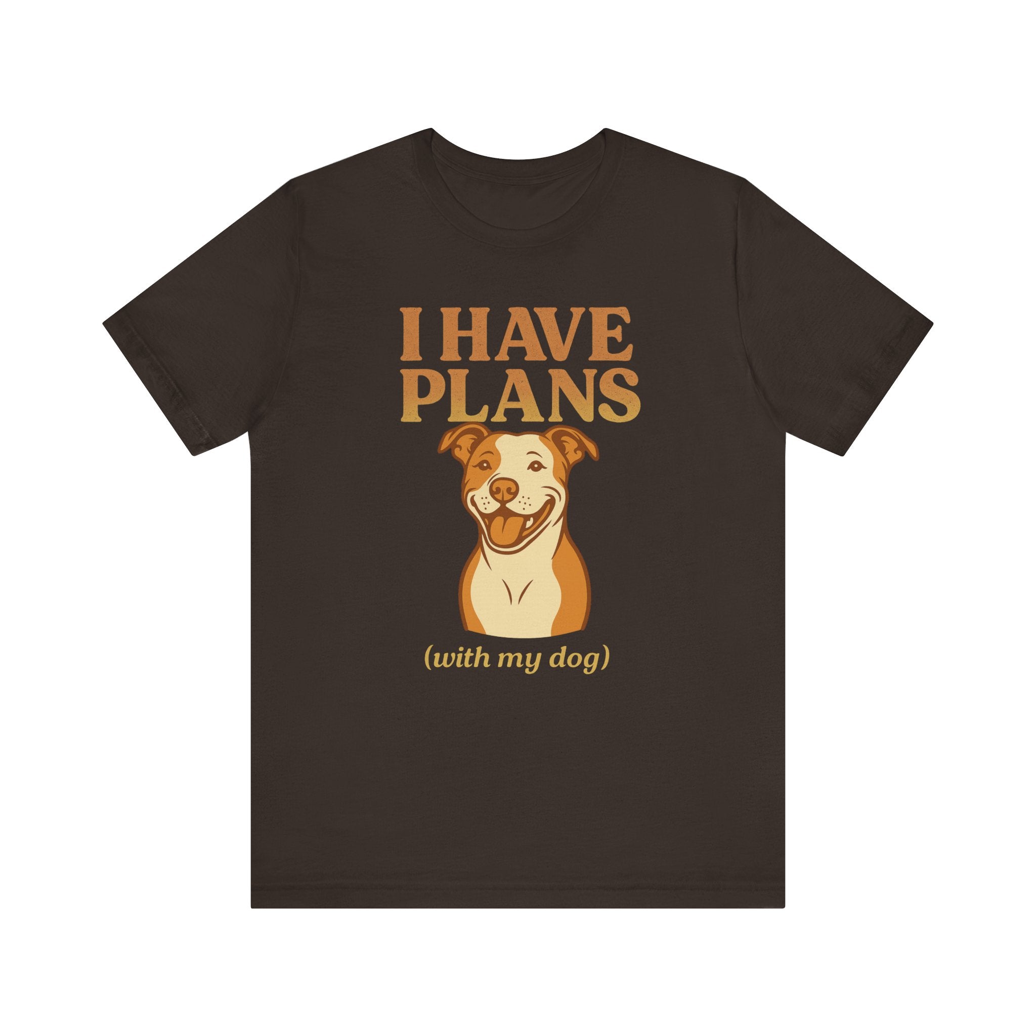 "I Have Plans (With My Dog)" – Pitbull Lover Tee