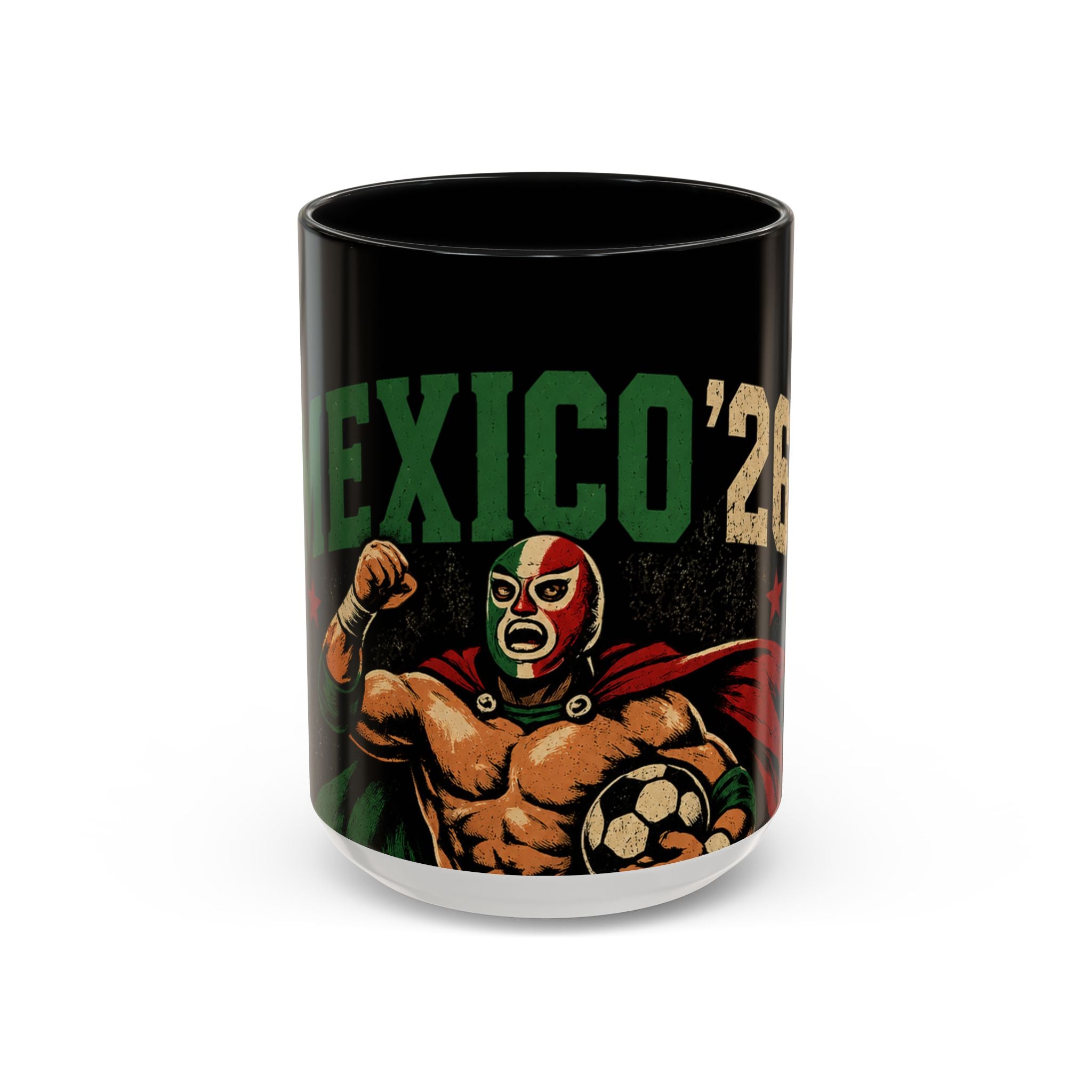 Mexico ’26 Luchador Soccer Coffee Mug