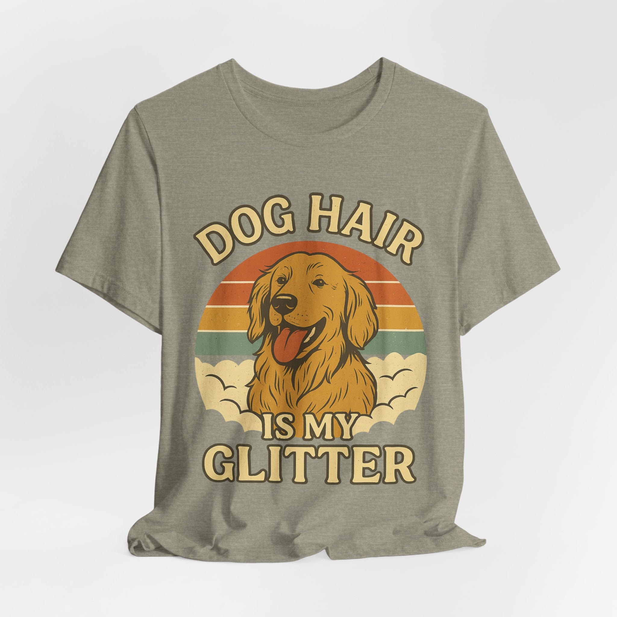 "Dog Hair Is My Glitter" – Golden Shedding Tee
