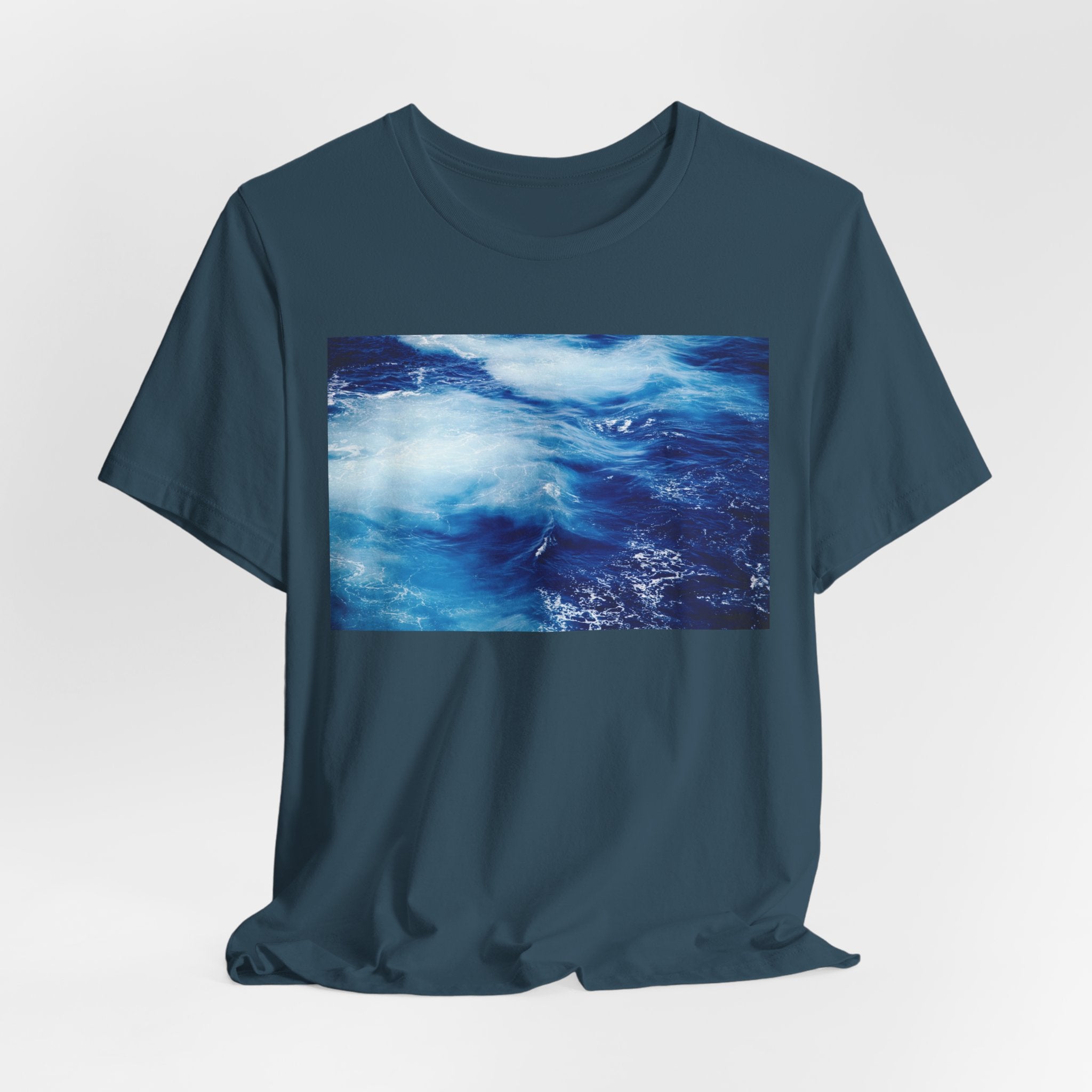 Ocean Waves  Tee — Blue Water Photography T-Shirt