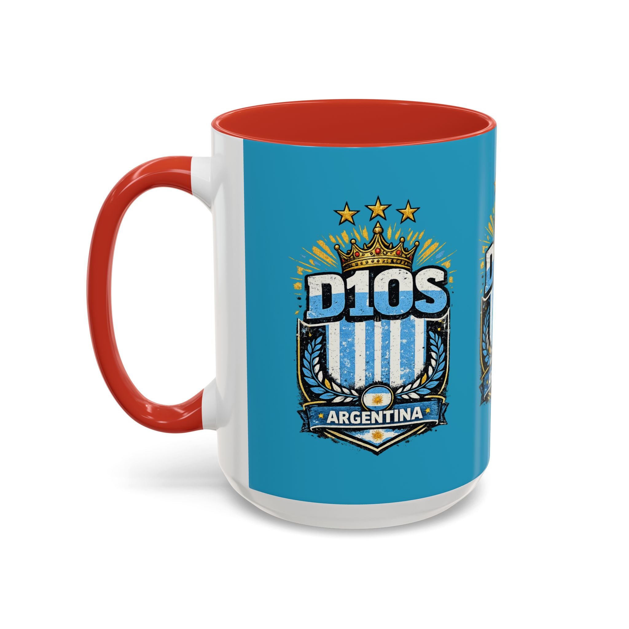 Coffee Mug — Bright Blue Accent Ceramic Mug (11/15oz)