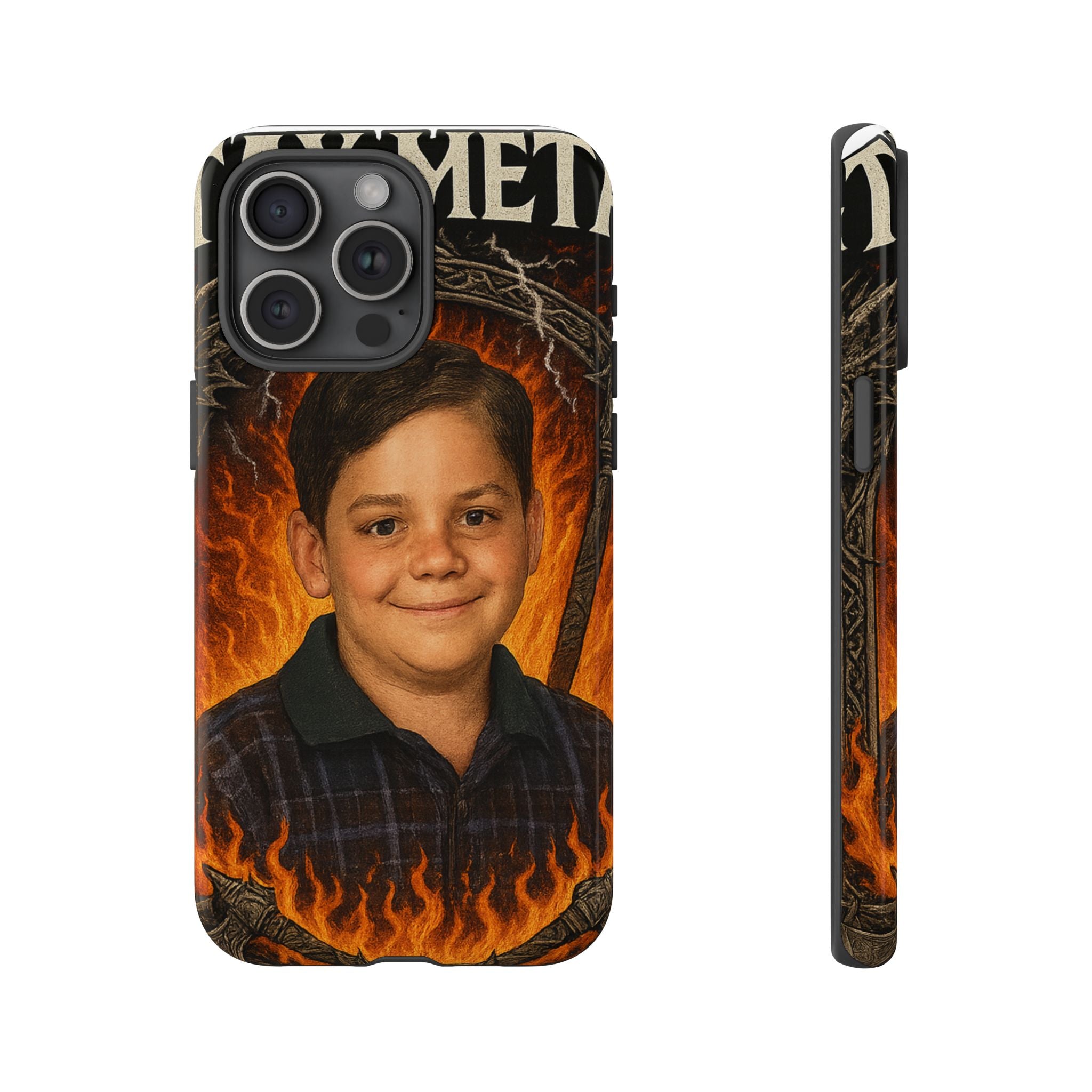 Metalhead Phone Case, Tough Cases for Music Lovers, Personalize with Unique Art, Gift for Metal Fans, Rock Lover's Accessory