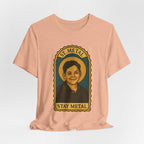 Copy of Stay Metal T-Shirt — Retro Saint Portrait Heavy Metal Tee
