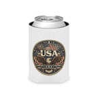 USA Eagle Can Cooler - Patriotic American Flag Beer Holder for 4th of July