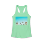 Women's Ideal Racerback Tank - Summer Palms