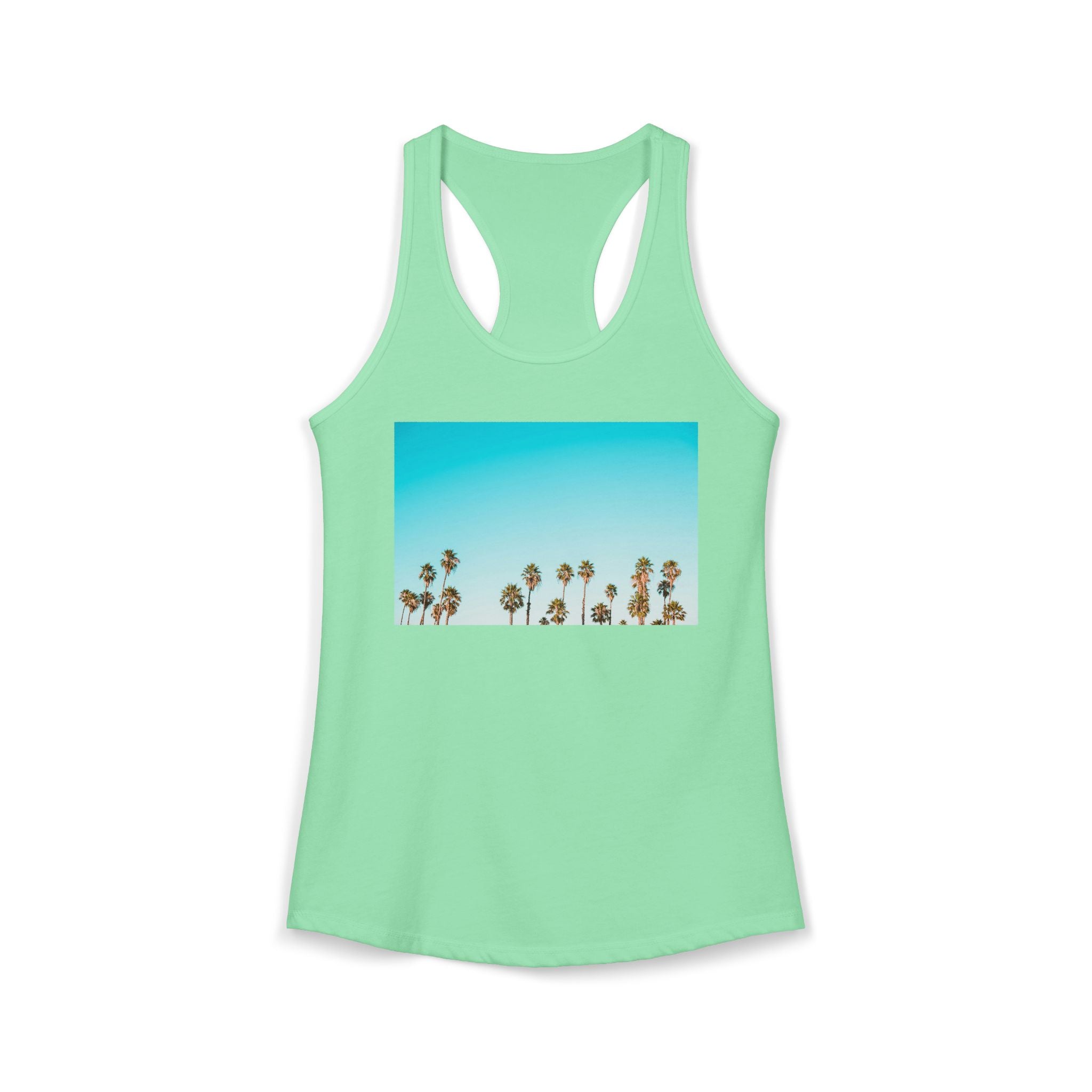 Women's Ideal Racerback Tank - Summer Palms