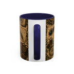 Vintage Natural History Coffee Mug — Botanical & Fossil Illustration Accent Mug